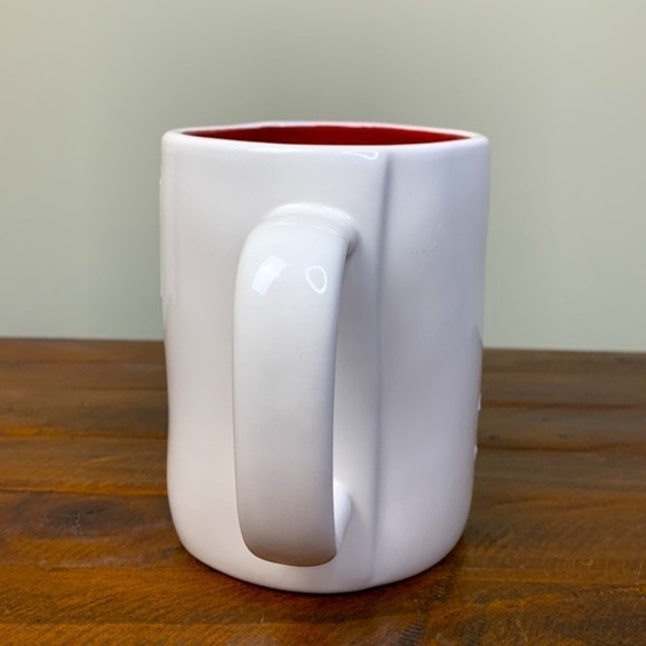 Rae Dunn “Let’s Kiss” Mug with Red Inside - Picture 3 of 7